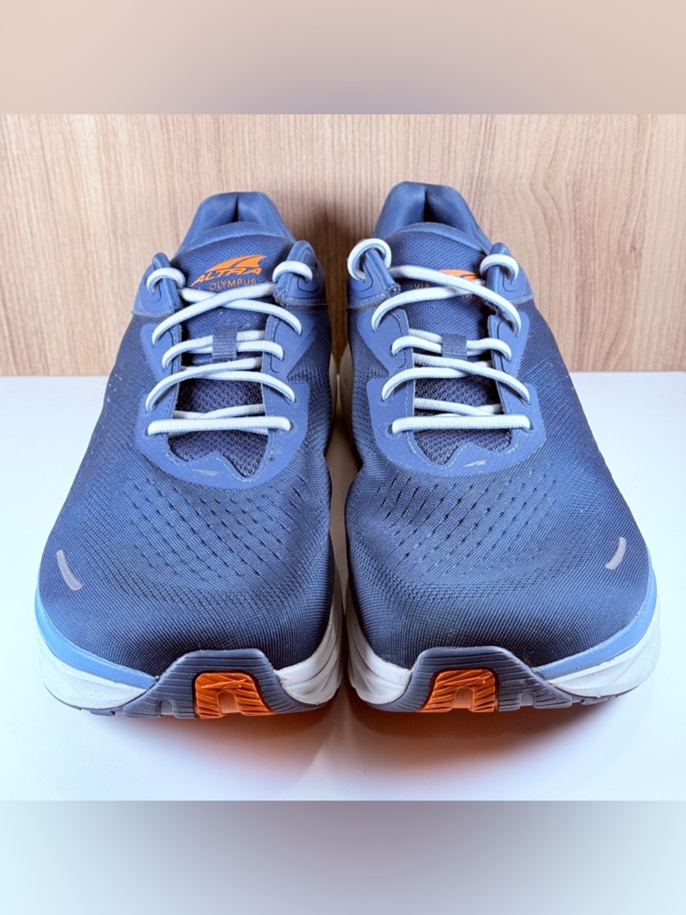 Altra Via Olympus 2 Blue Orange Running Shoes ALOA85NA445 Men’s Size 14 - Picture 2 of 9